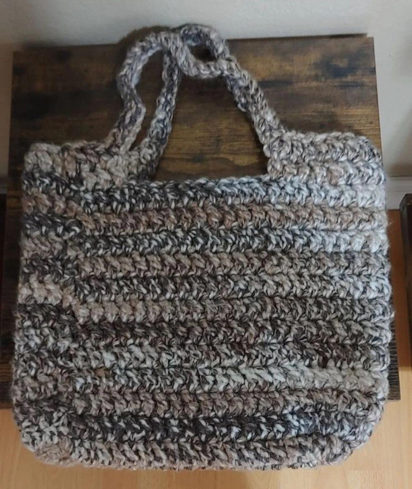 Beautiful Hand Knit Market Large Purse/Shoulder Bag/Tote bag