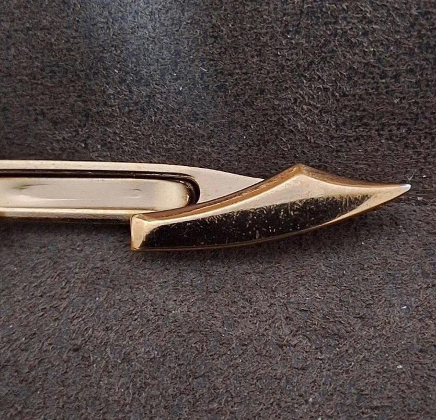 1950s Brass Cutlass Pirate Sword Tie Clip Bar