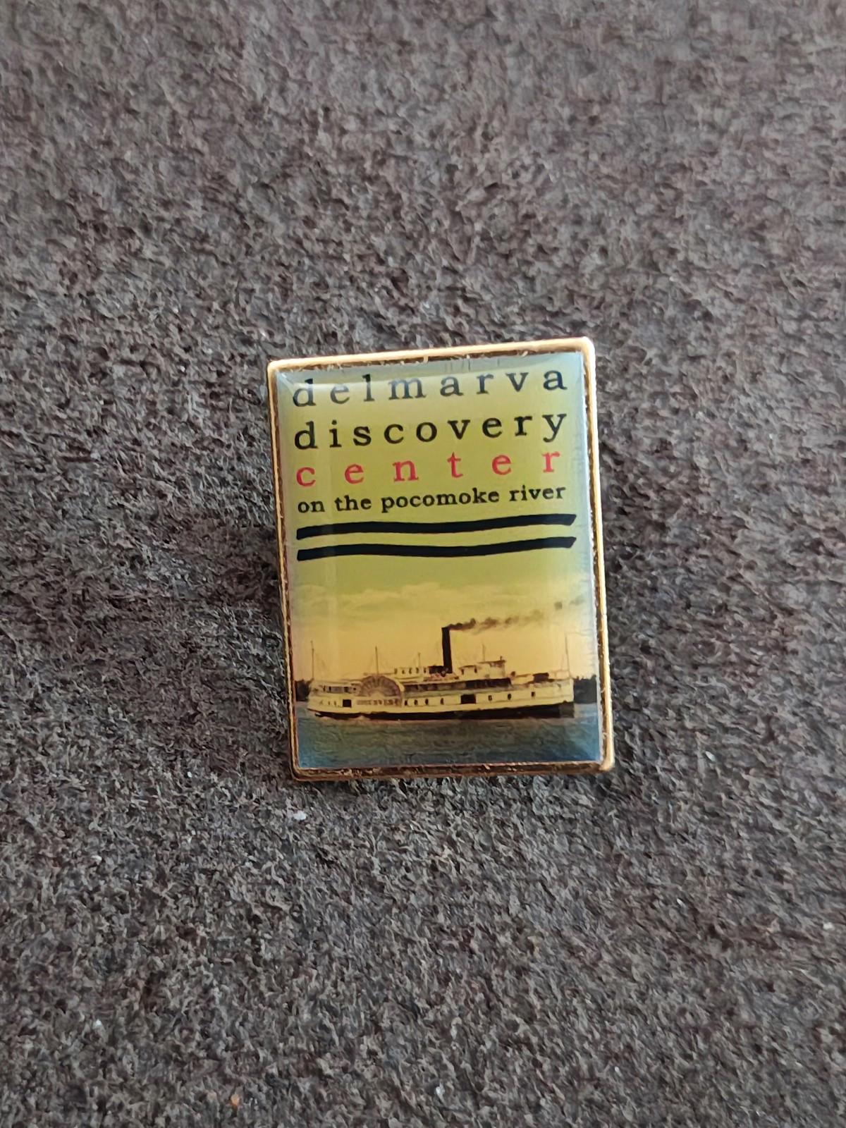 Delmarva Discovery Museum On The Pokemoke River Gold Tone Pin
