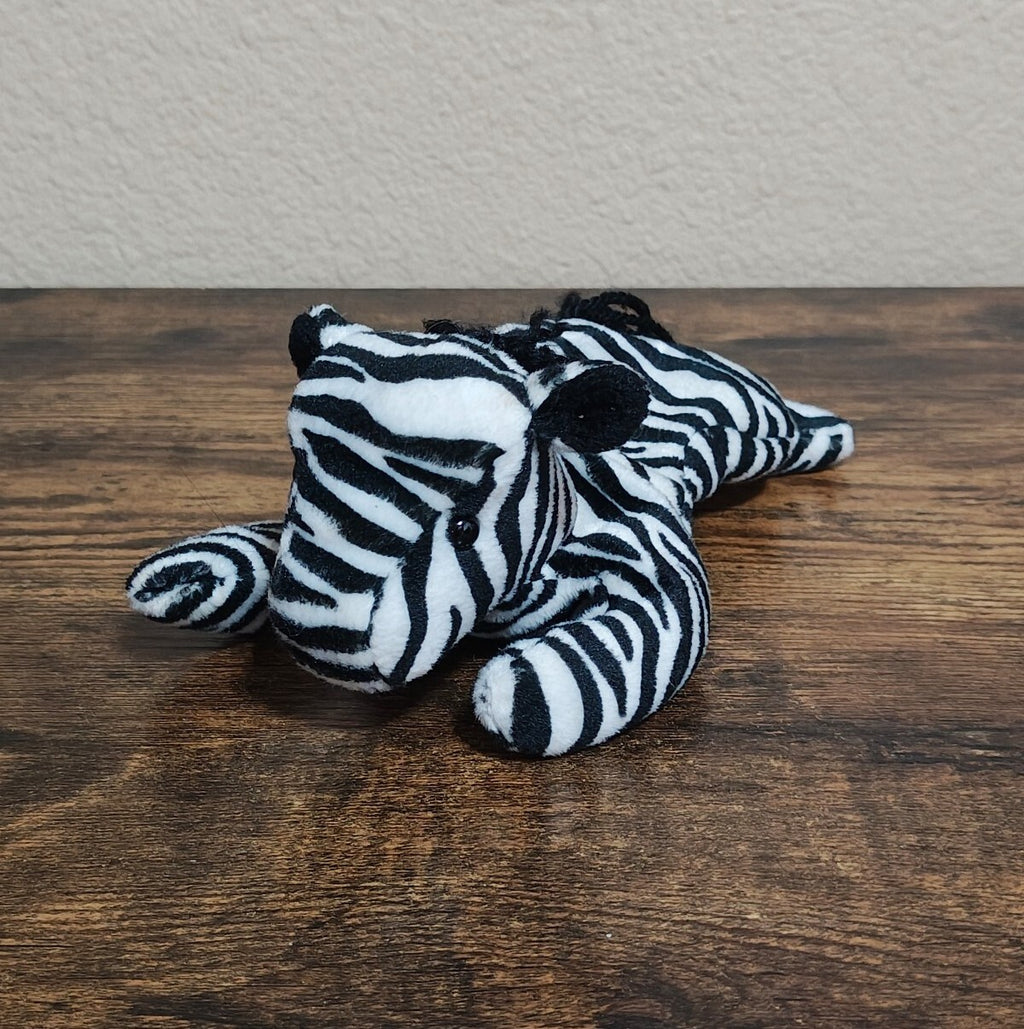 1995 Ty Beanie Baby Ziggy the Zebra Plush