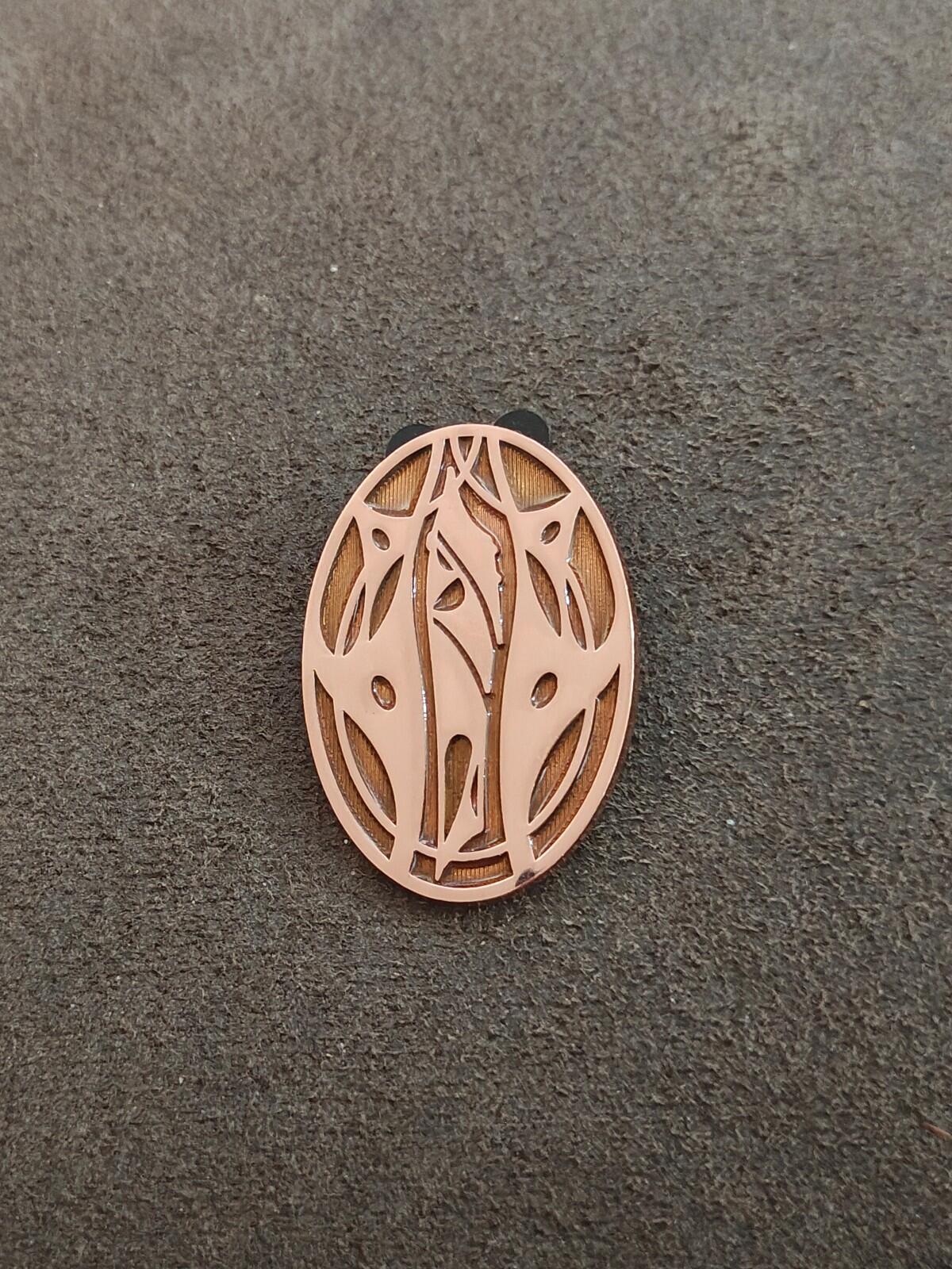 2019 Star Wars Galaxy's Edge Savi's Lightsaber Workshop Elemental Nature Pin