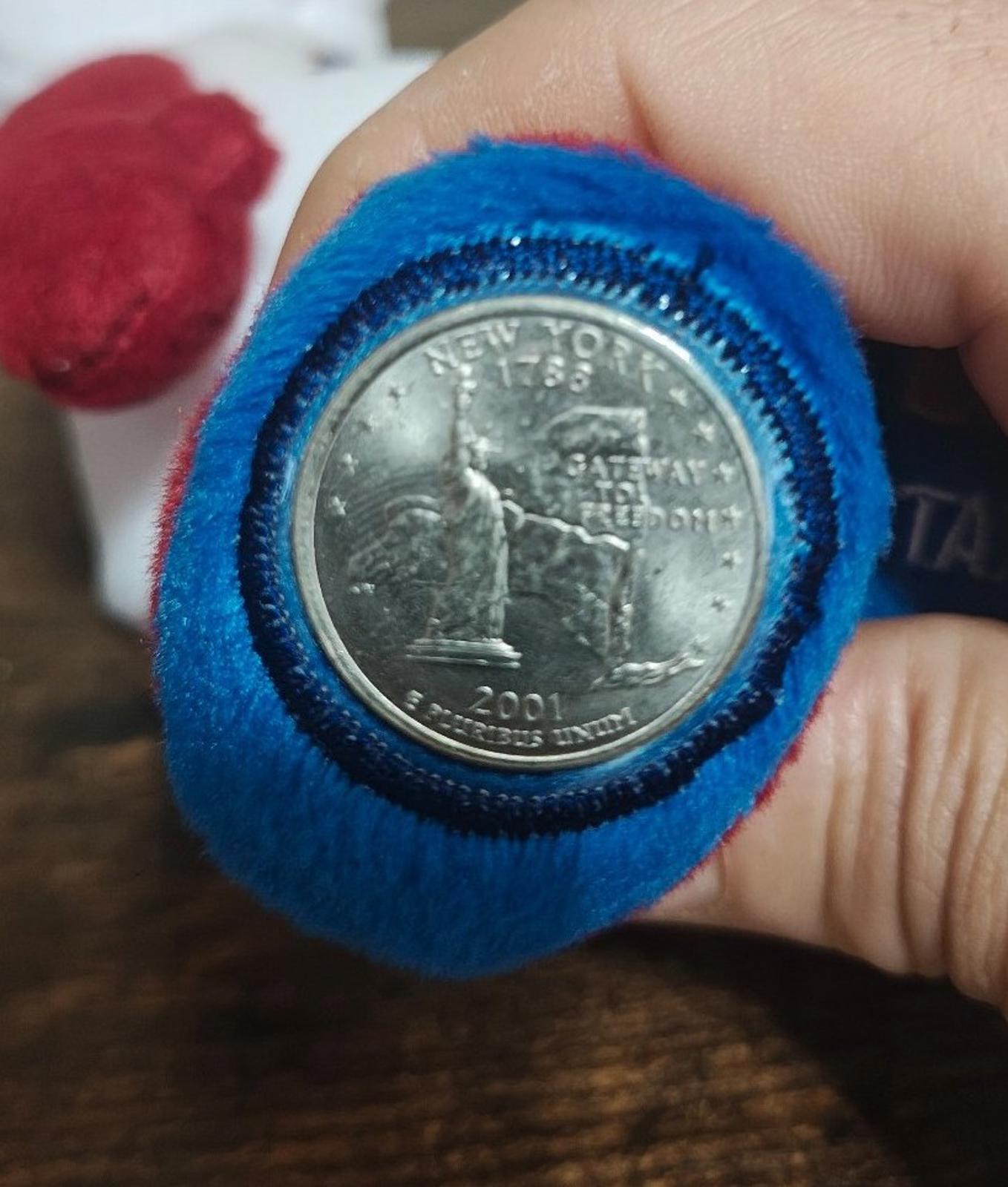 2001 Limited Treasures New York State Quarter Bear Collectible Plush