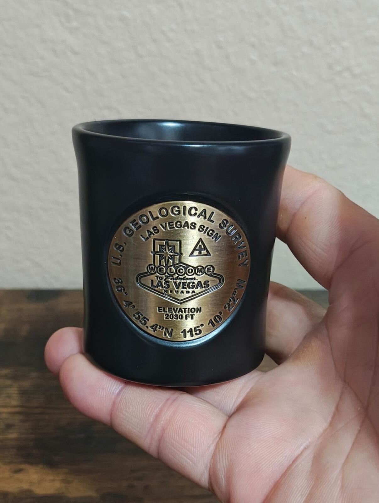 U.S. Geological Survey (USGS) "Welcome to Fabulous Las Vegas Sign Shot Glass