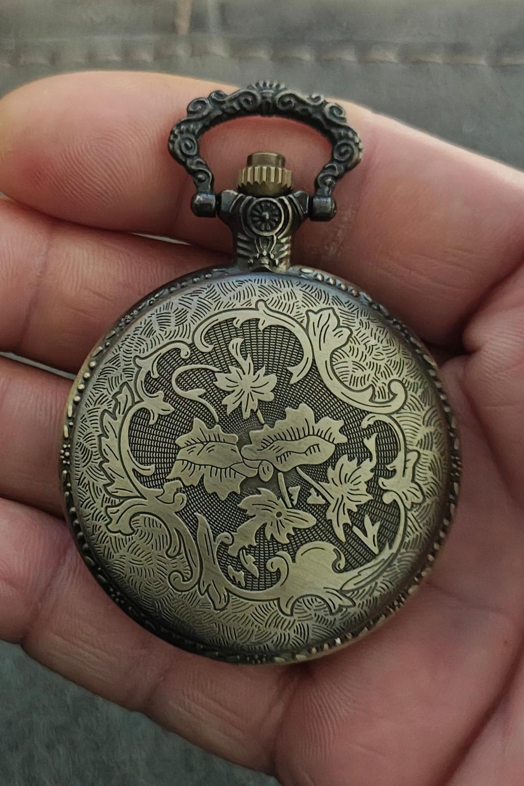 2nd Amendment Skull Pocket Watch Pendant Necklace