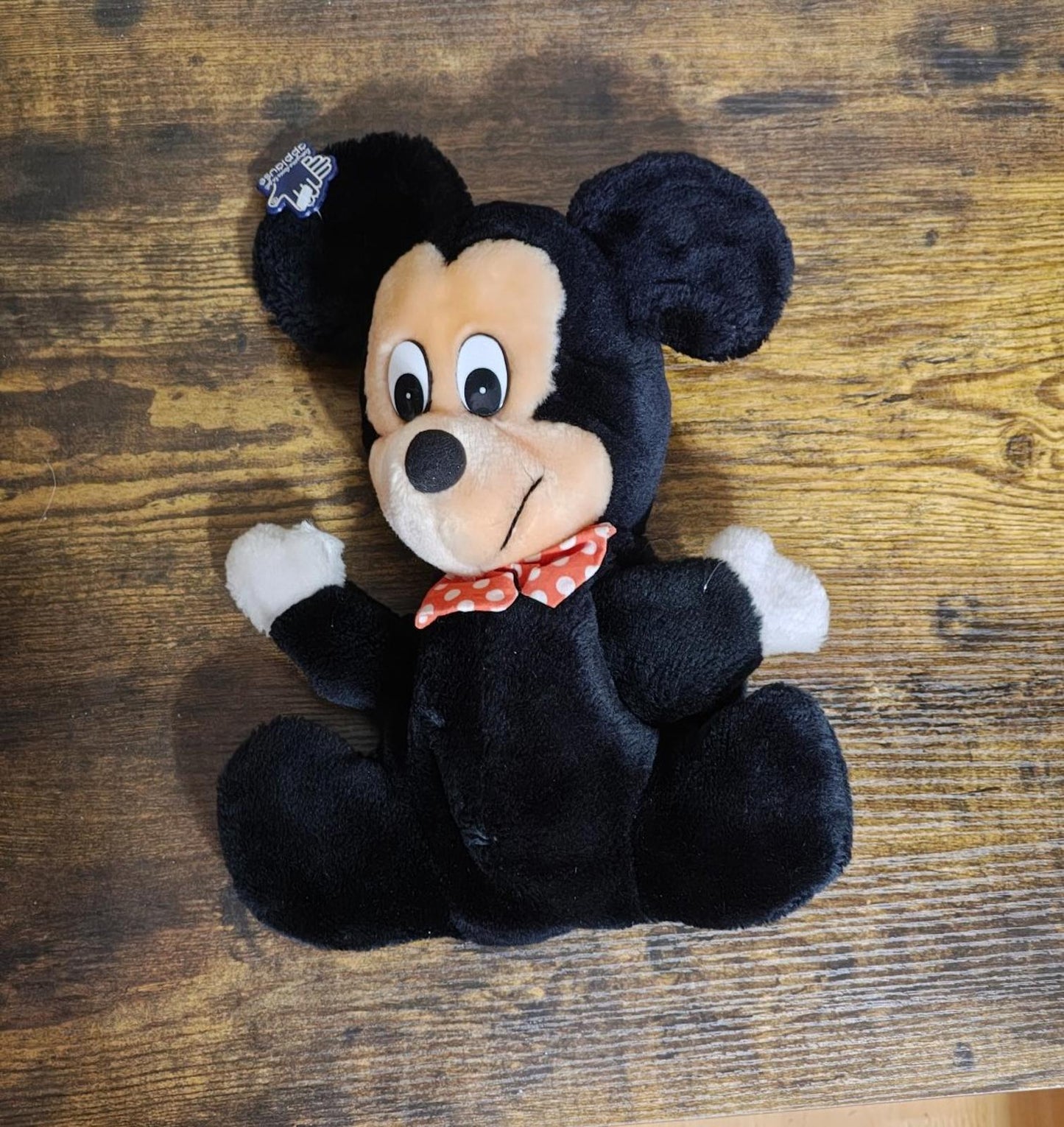 1980's Vintage Applause Mickey Mouse 12" Hand Puppet