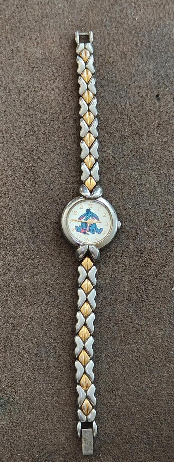 Rare 90s (Retired) Disney Eeyore Two Tone Bracelet Ladies Watch Model (MC0672)