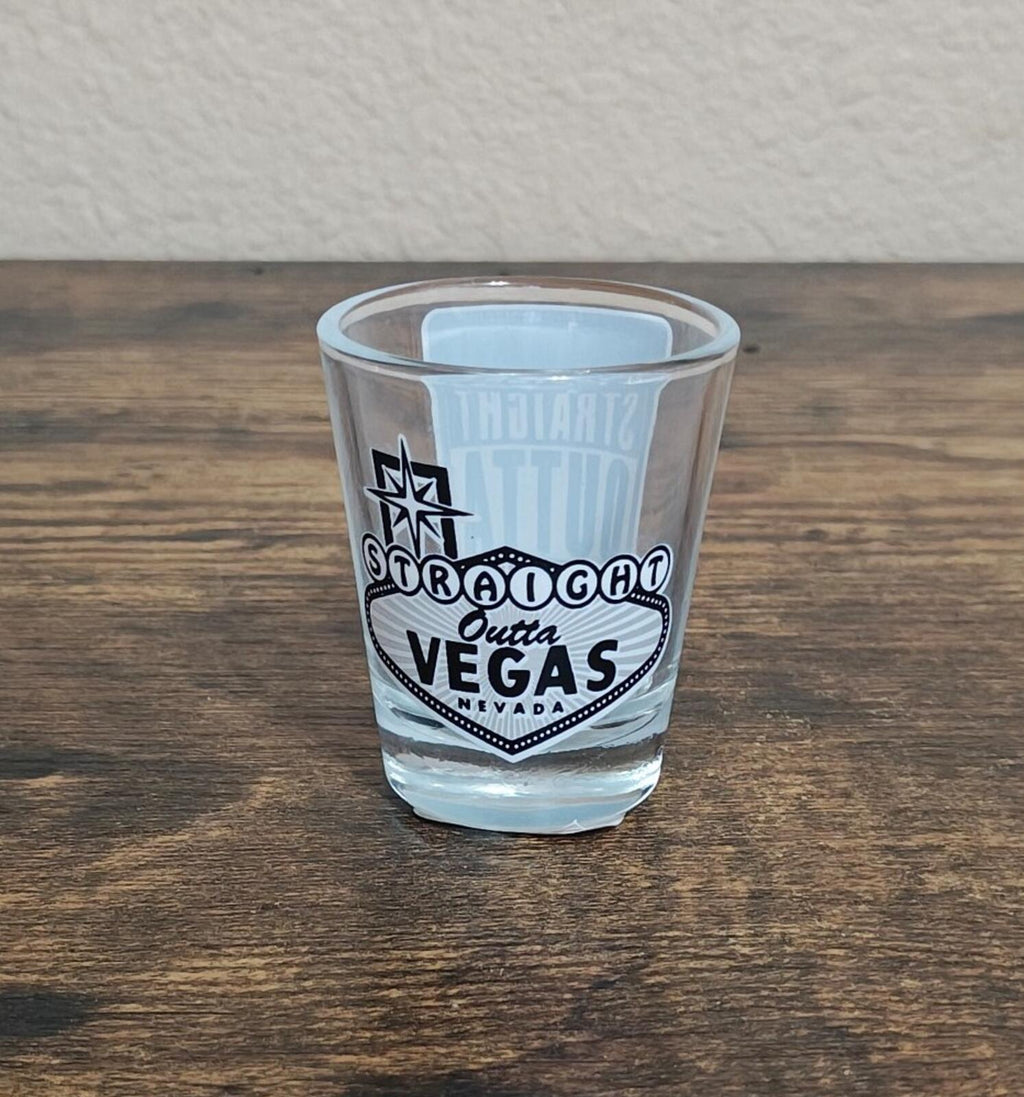 Straight Outta Vegas Shot Glass