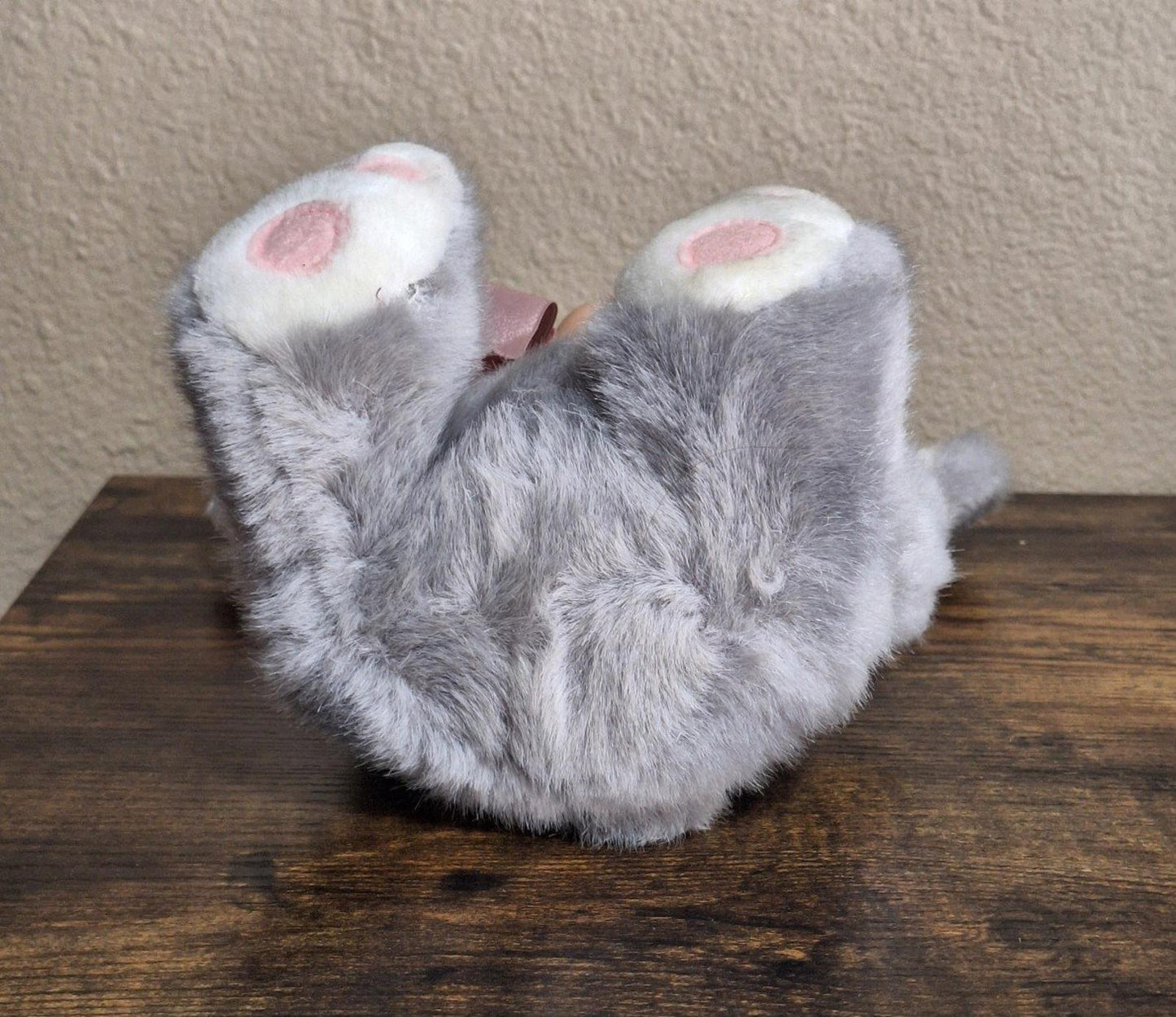 Cute Vintage 2001 Cuddle Kids Geppeddo Baily Bunny Rabbit Porcelain Face Plush.