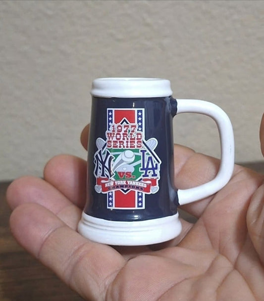 New York Yankees 1977 World Series Champions Decorative Miniature Mug.