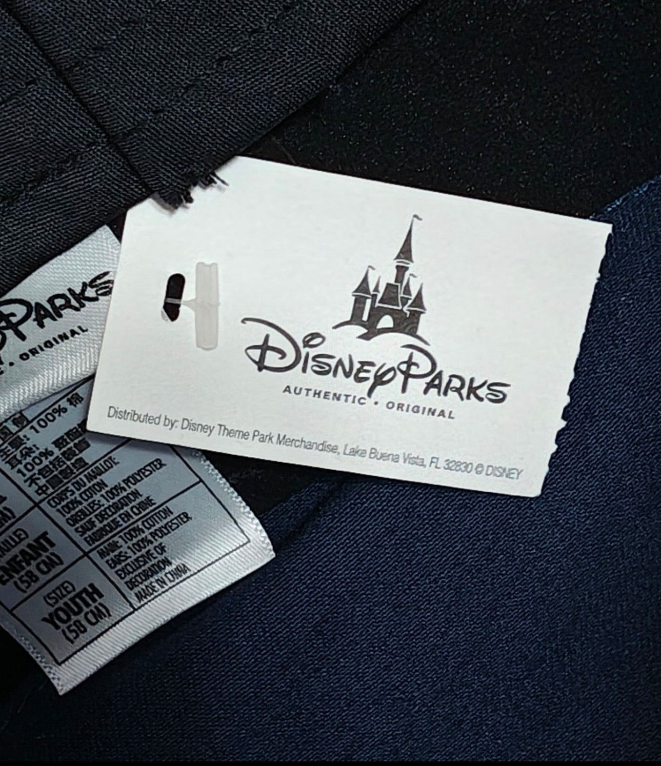 Disney Parks Blue Mickey Mouse Ears Conductor Hat Red Car Trolly