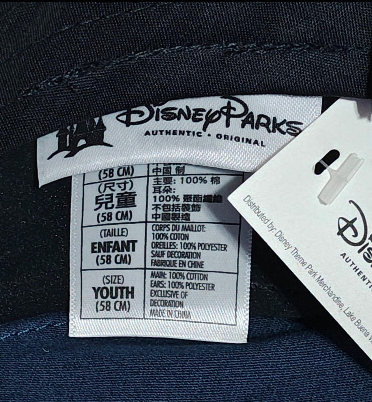 Disney Parks Blue Mickey Mouse Ears Conductor Hat Red Car Trolly