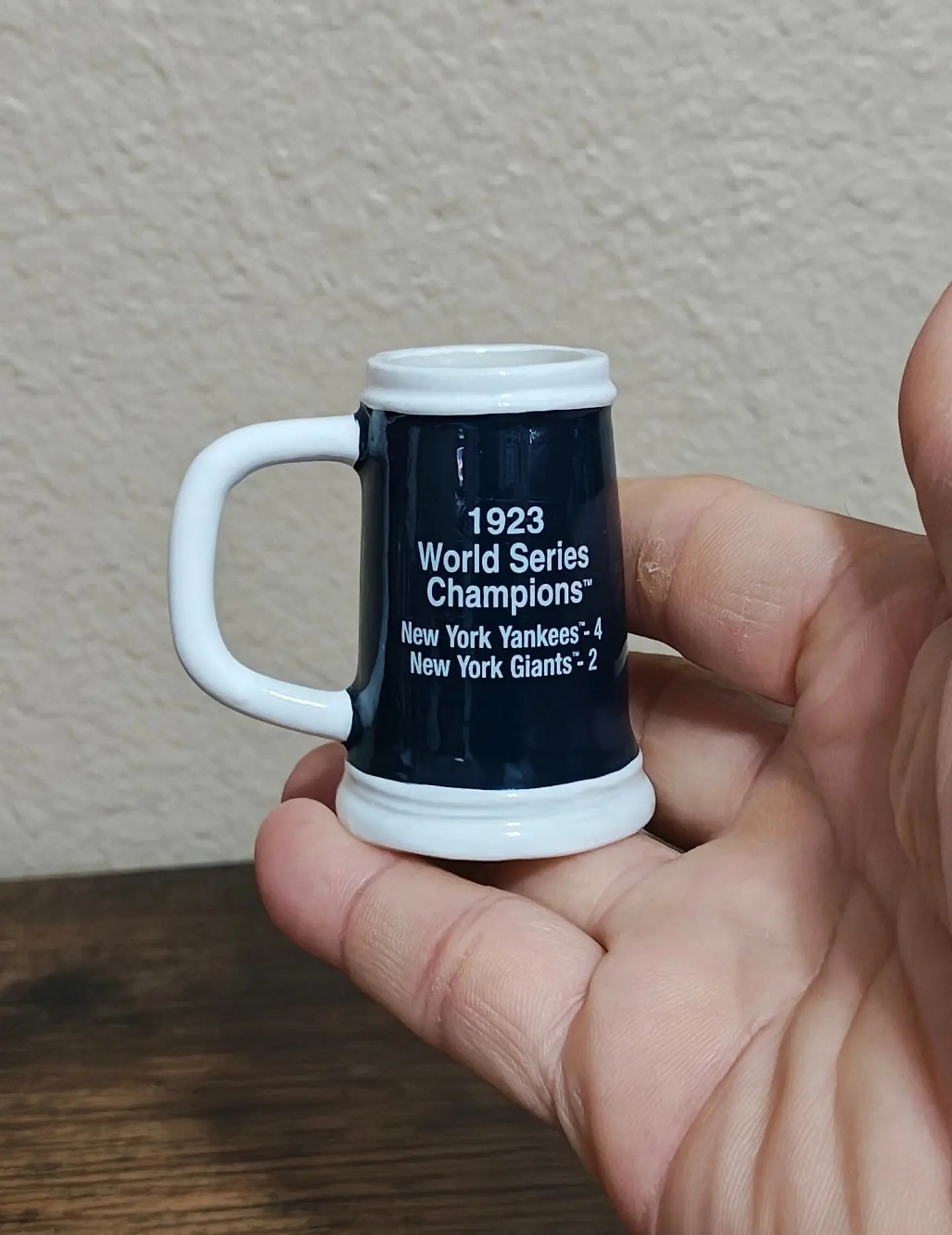 New York Yankees 1923 World Series Champions Decorative Miniature Mug