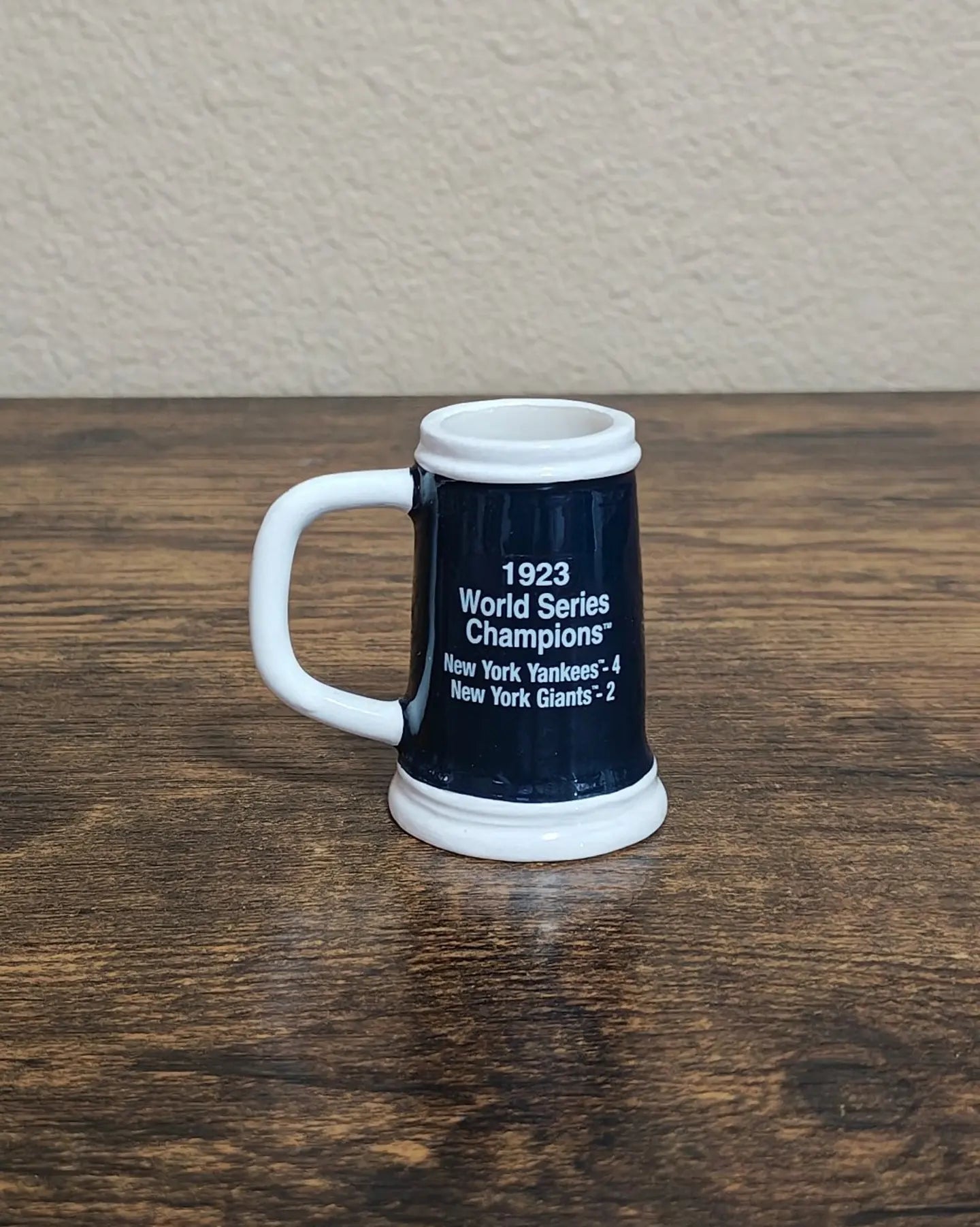 New York Yankees 1923 World Series Champions Decorative Miniature Mug