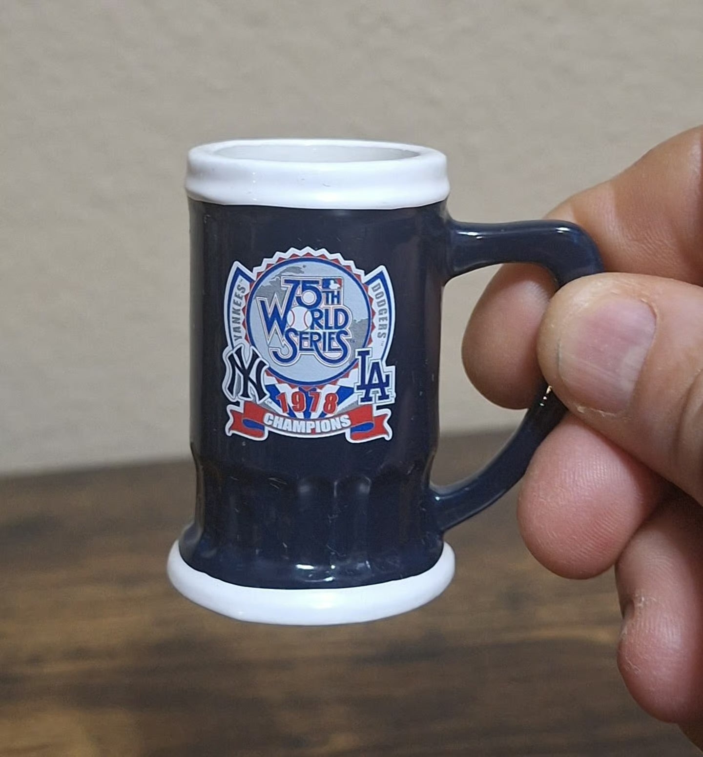 New York Yankees 1978 World Series Champions Decorative Miniature Mug.