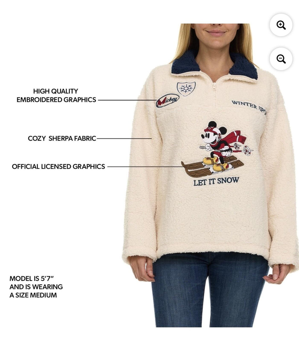 Mickey Mouse Disney Sherpa-Size XXL