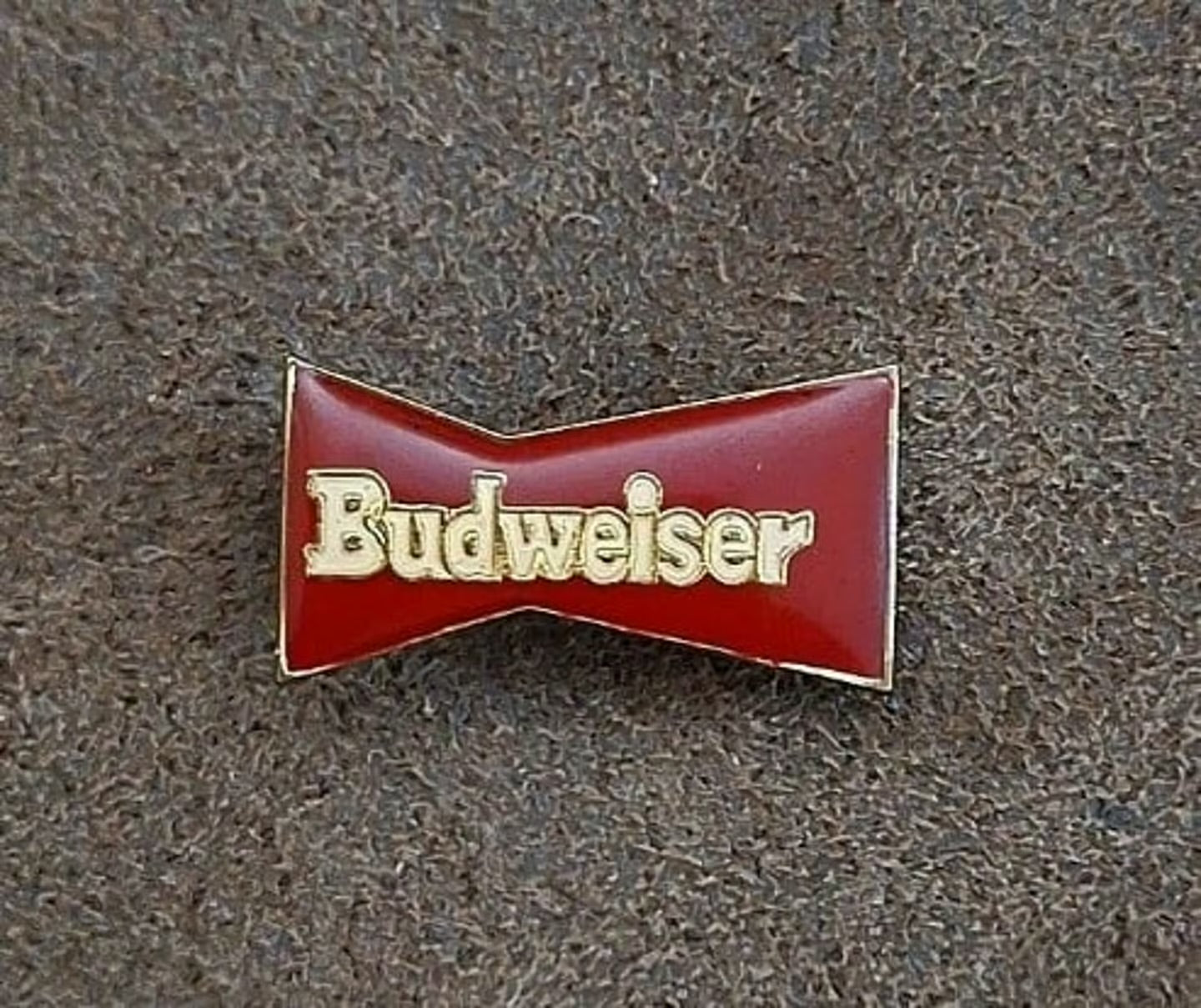 1980s Budweiser King of Beers Bow Tie Pin