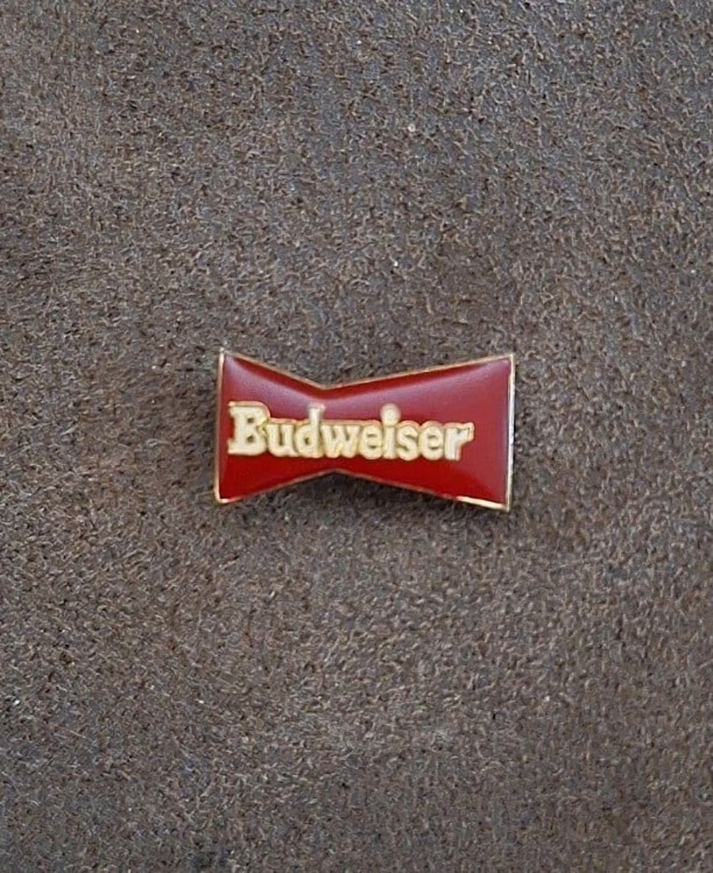 1980s Budweiser King of Beers Bow Tie Pin