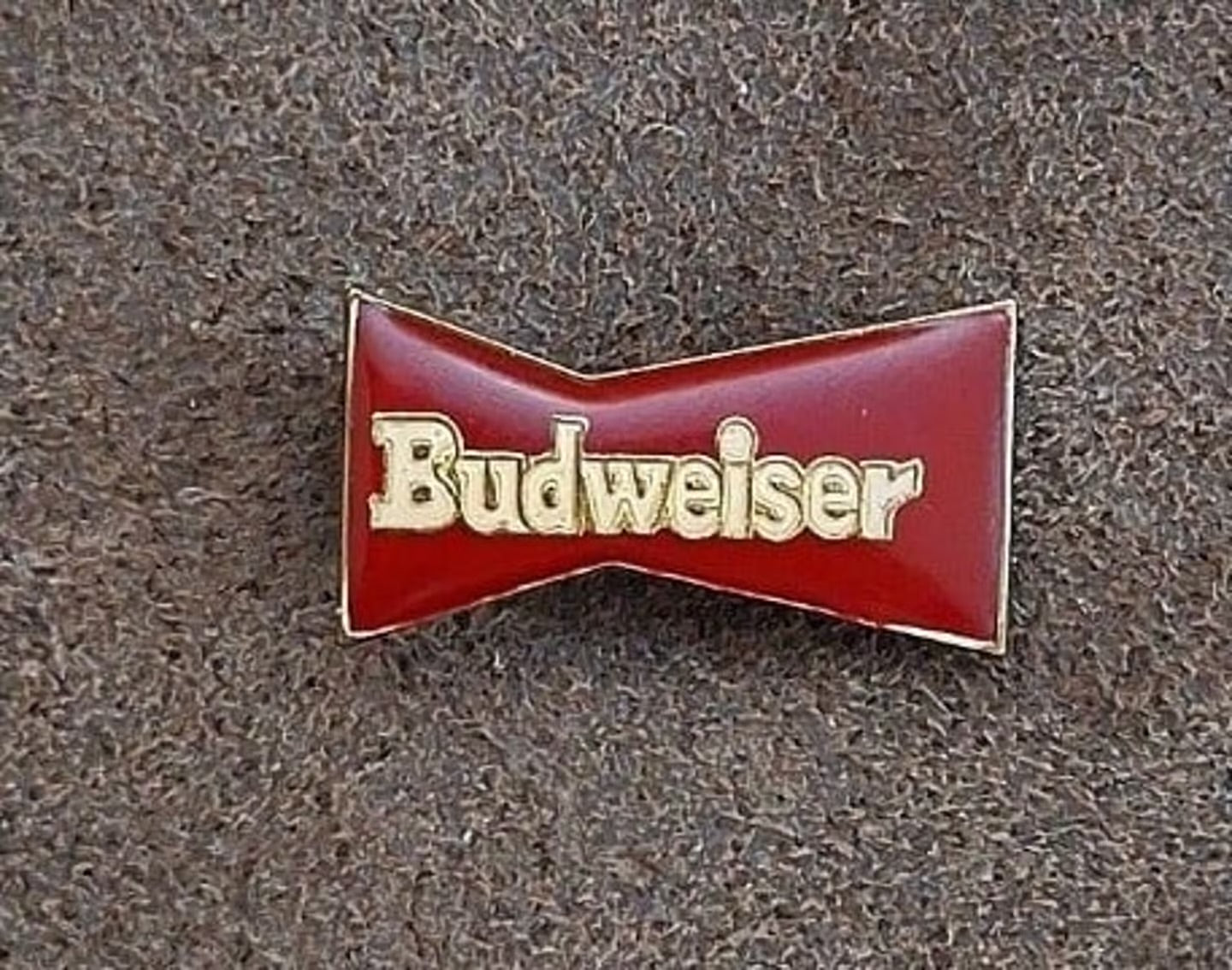 1980s Budweiser King of Beers Bow Tie Pin