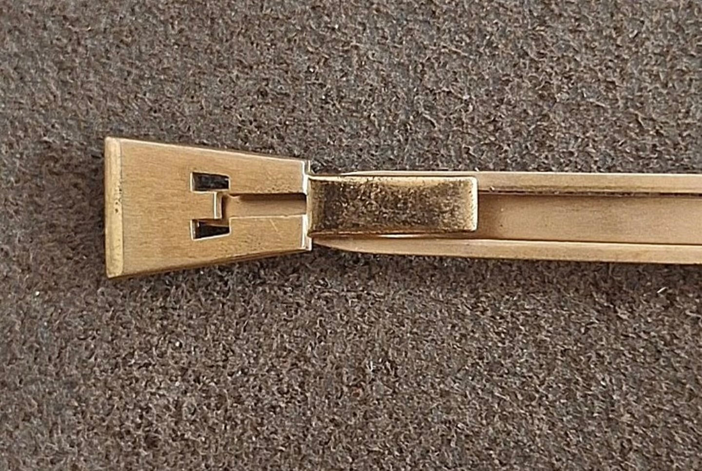 1960’s Swank Monogram Initial Letter "E" Sword Tie Clip Bar