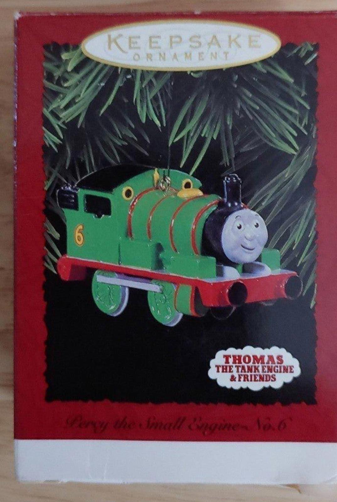 1996 Thomas The Tank Engine Percy Hallmark Ornament