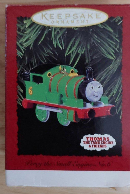 1996 Thomas The Tank Engine Percy Hallmark Ornament