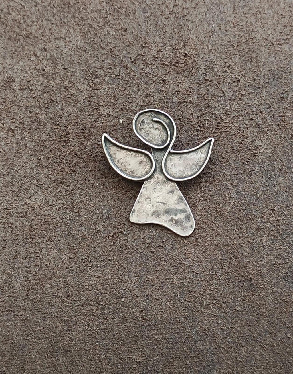 I1842 Retired Silpada Sterling Silver Angel Pin/Pendant