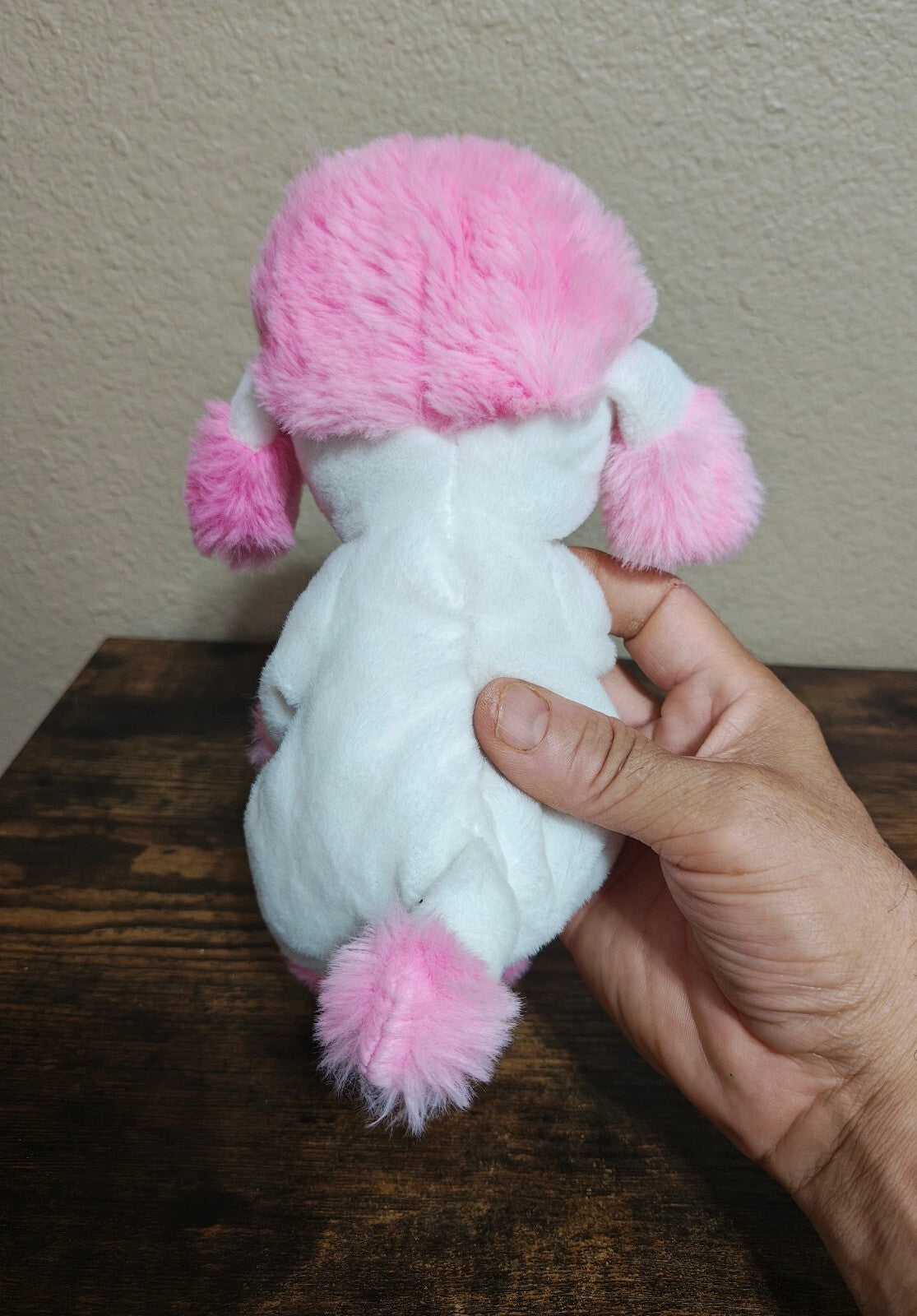 Ty Beanie Bellies Heartly the Pink Poodle Valentine’s Day Edition Soft  Plush