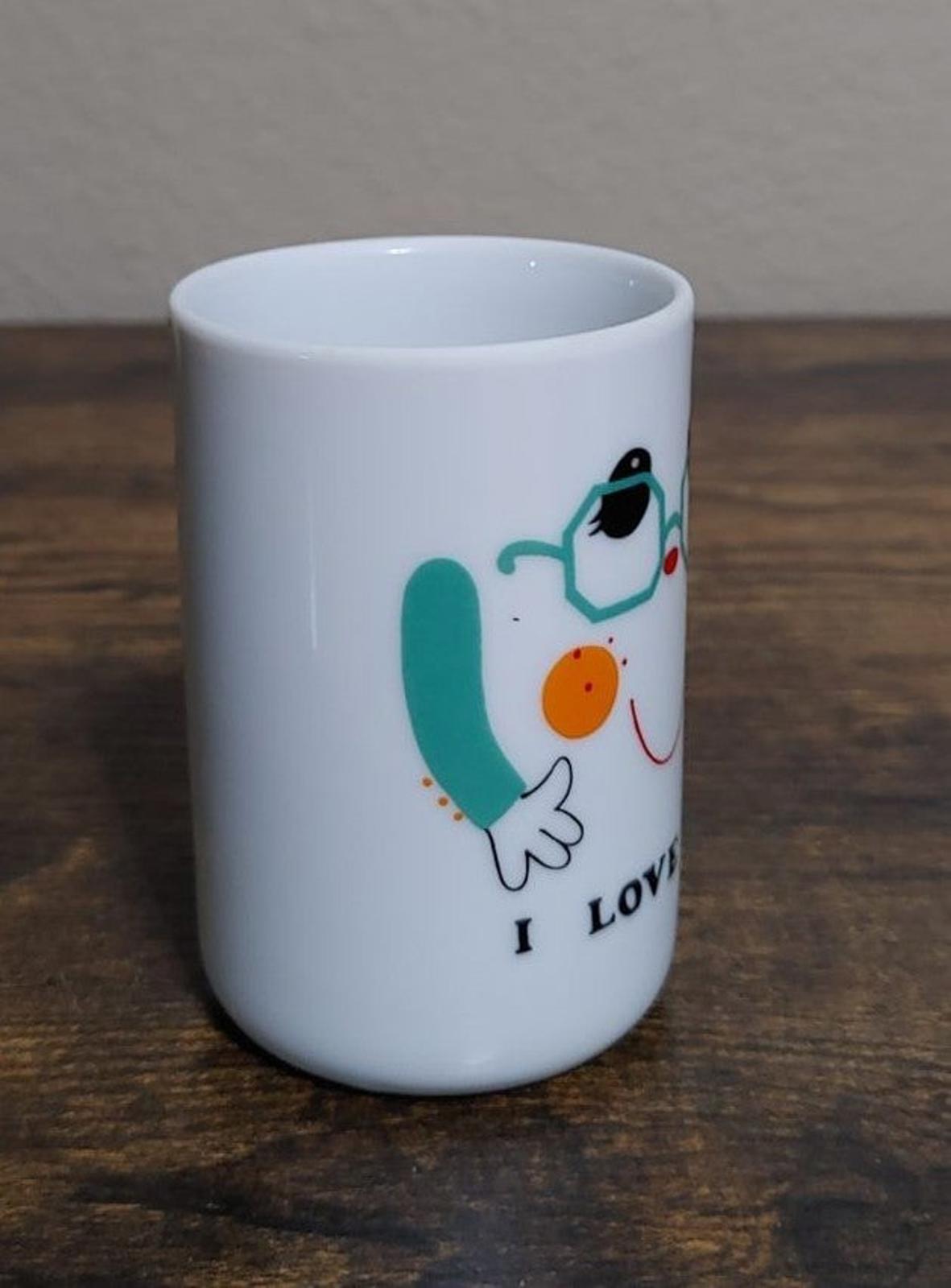 1976 Porcelain Papel I Love You Small Cup Mug