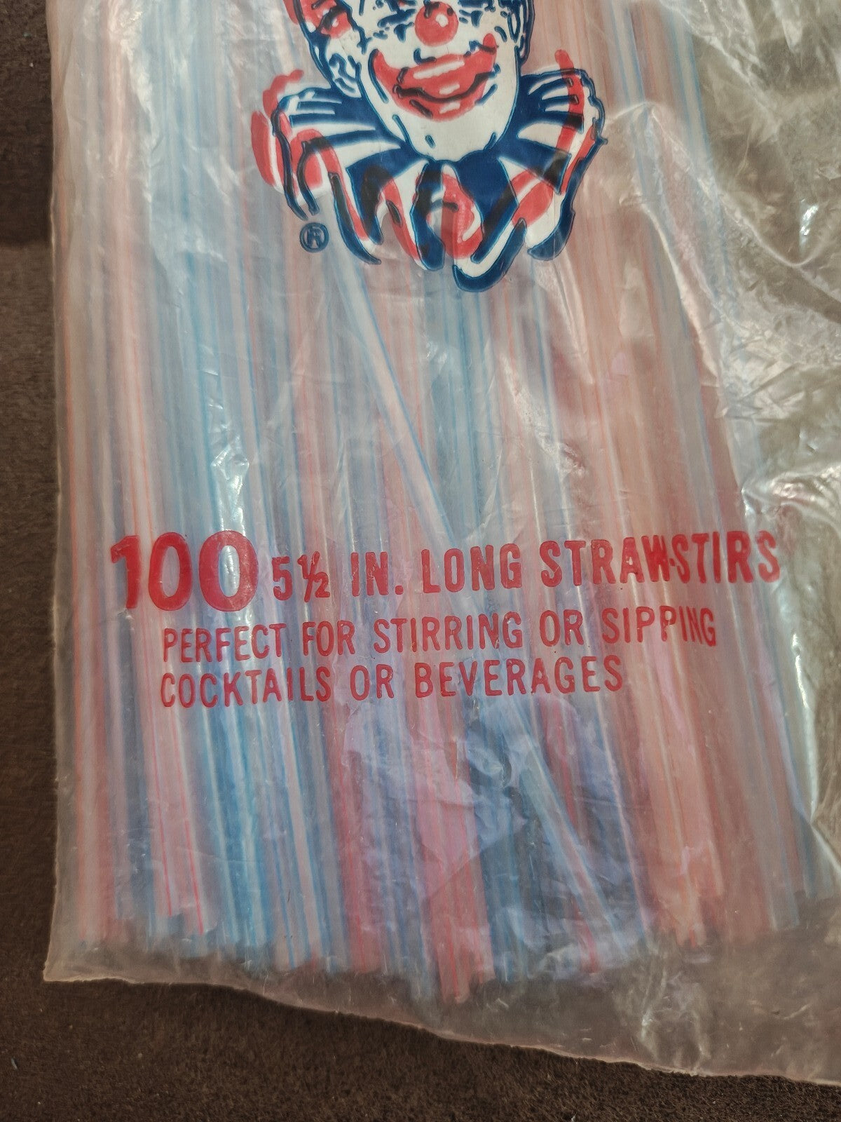 1960s/70s Carnival Brand "Supra Plastic" Bar-Cocktail-Stirs New Old Stock