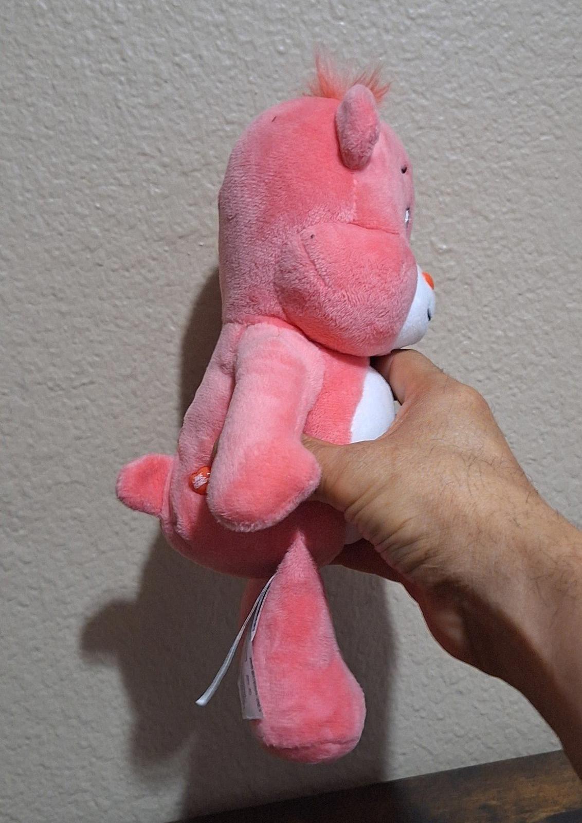 Adorable 2021 Care Bears 10" Love-A-Alot Bear Beanbag Plush.