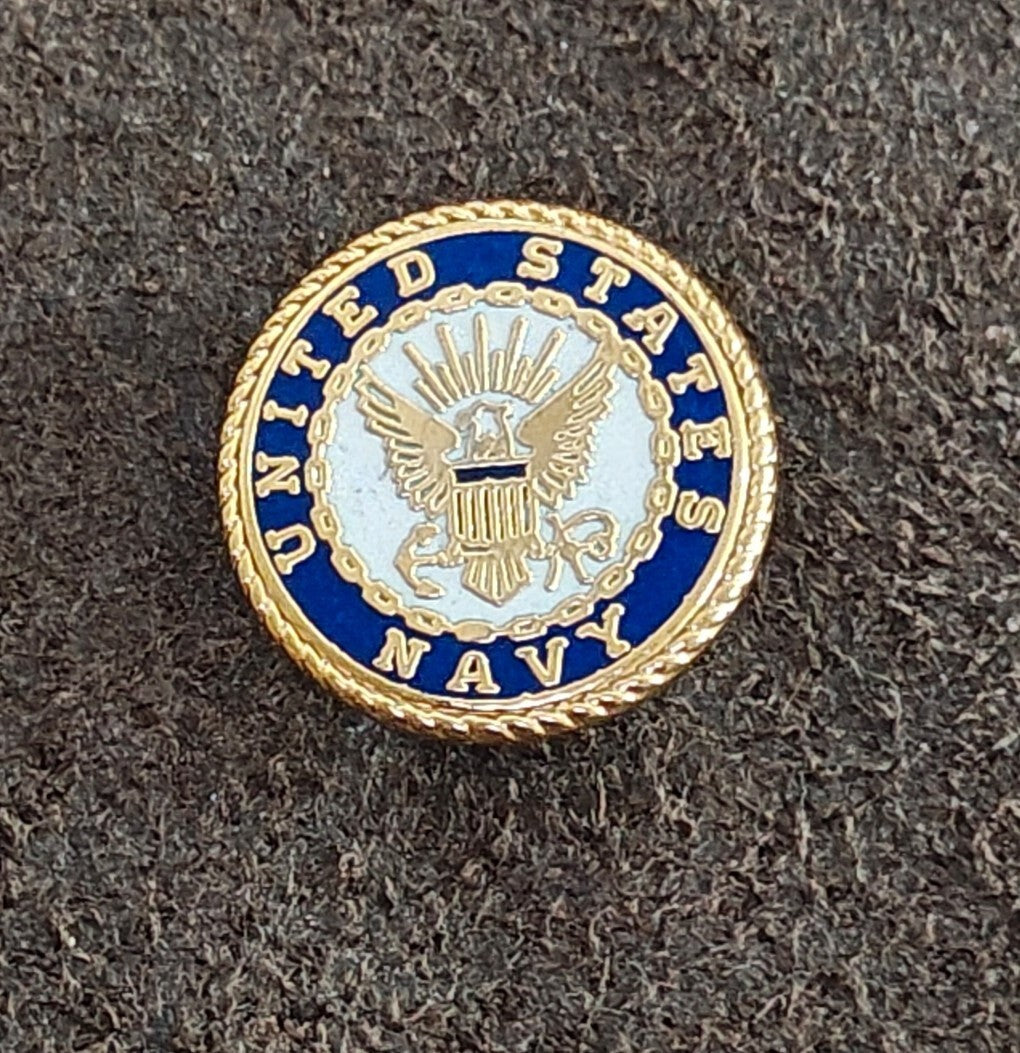 1980s Gold Tone United States Navy Seal Pin