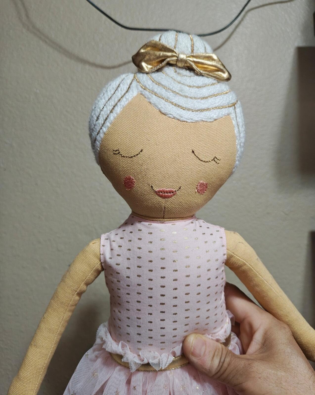 2017 Target Pillowfort Ballerina Plush Doll Pillow