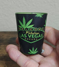 Welcome To Fabulous Las Vegas Nevada Green & Black Shot Glass