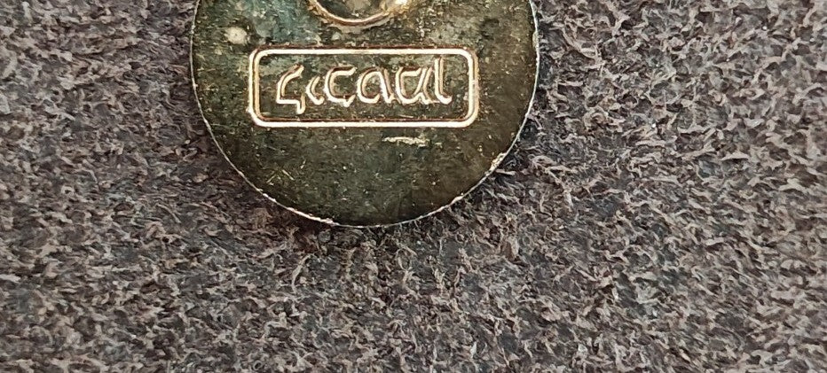 1980s Sar-El Israel Volunteer IDF Support Gold Tone Enamel Pin
