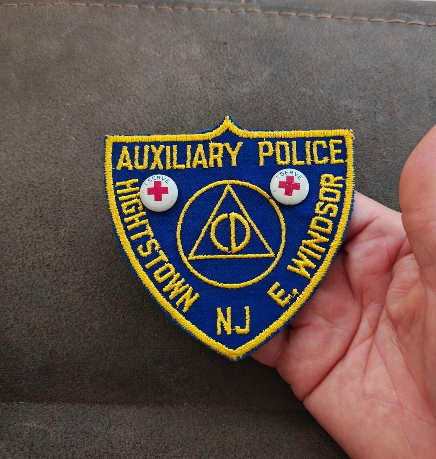1950s/60s Civil Defense Auxiliary Police Highstown, & E. Windsor N.J Patch.