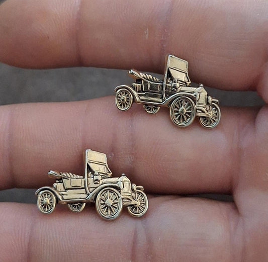Gold Tone Ford Model T Cufflinks