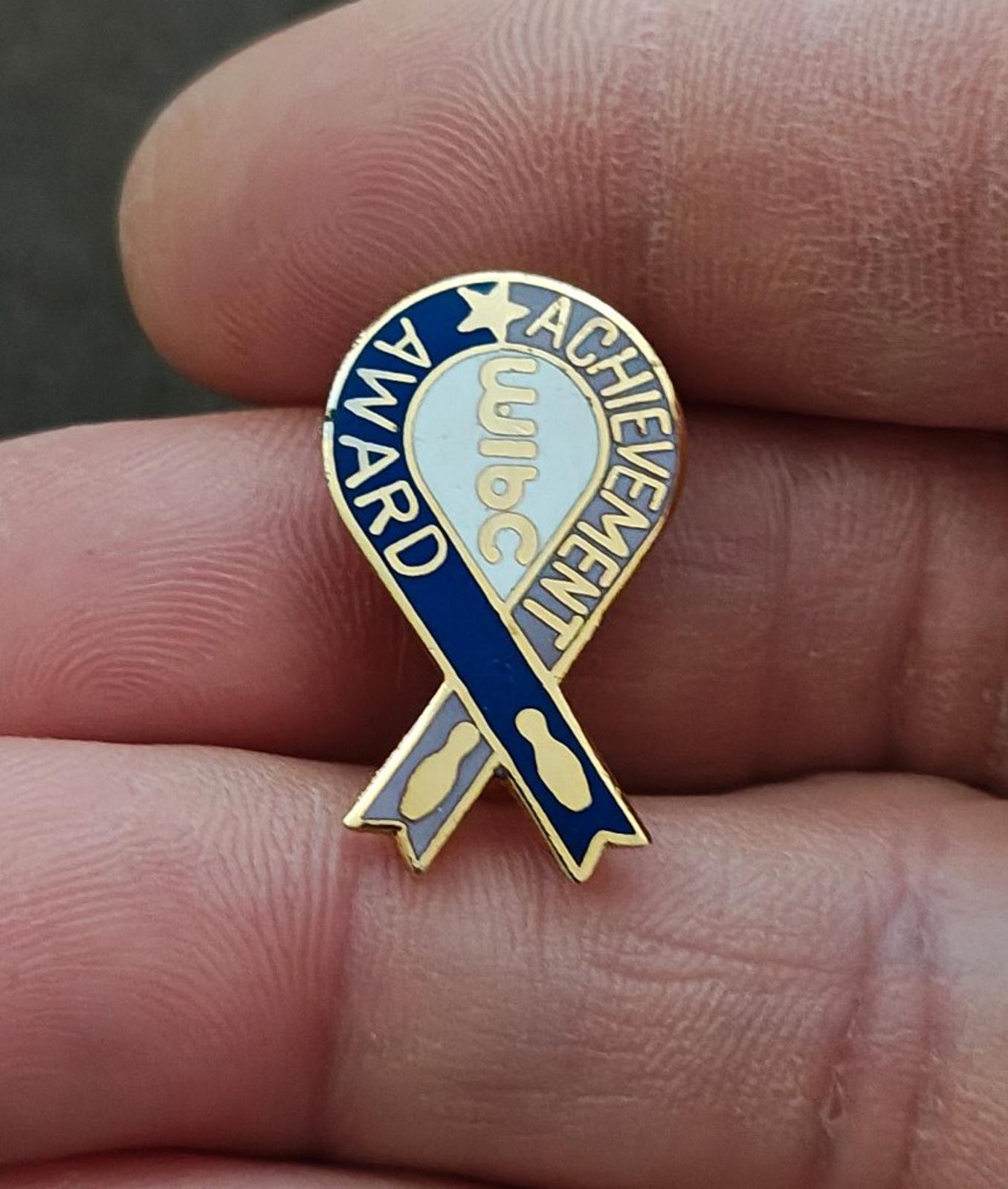 1980s Women's International Bowling Congress Achievement Award Pin