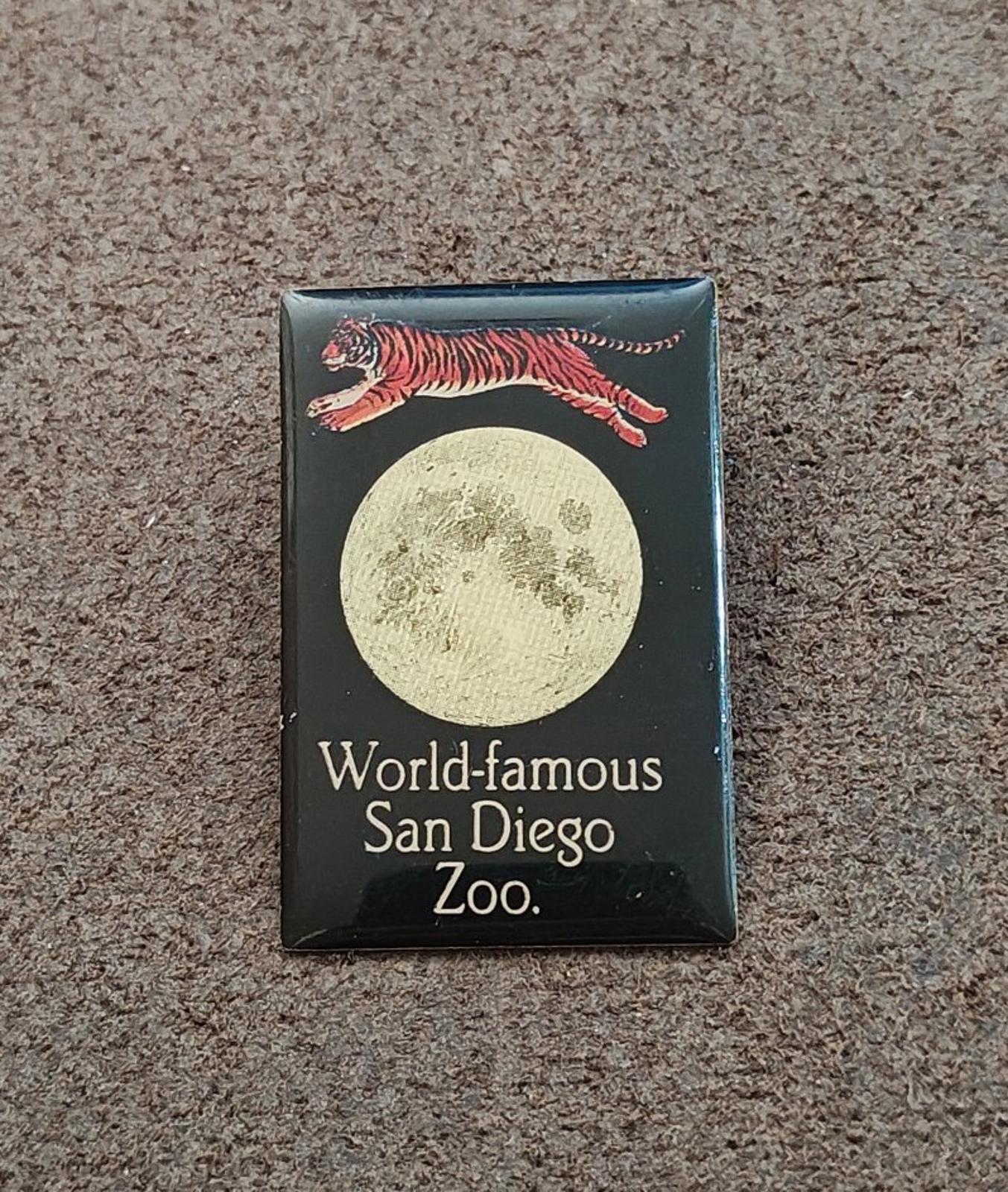 1980s Vintage San Diego Zoo Gold Tone Pin
