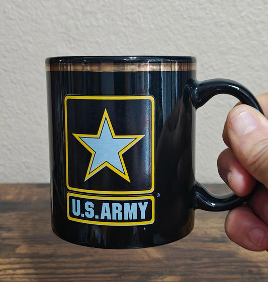 Cool US Army Black 11 oz Ceramic Mug.