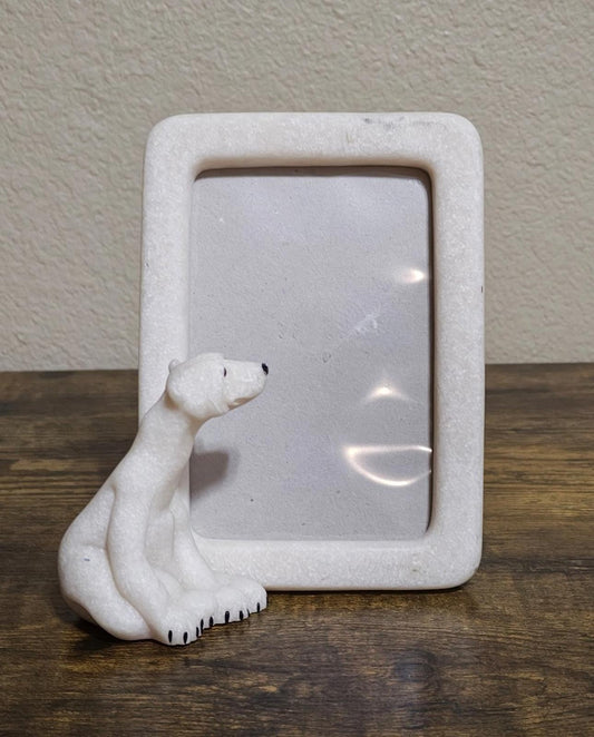 2001 Second Nature Quarry Critters Bear Figurine Picture Frame