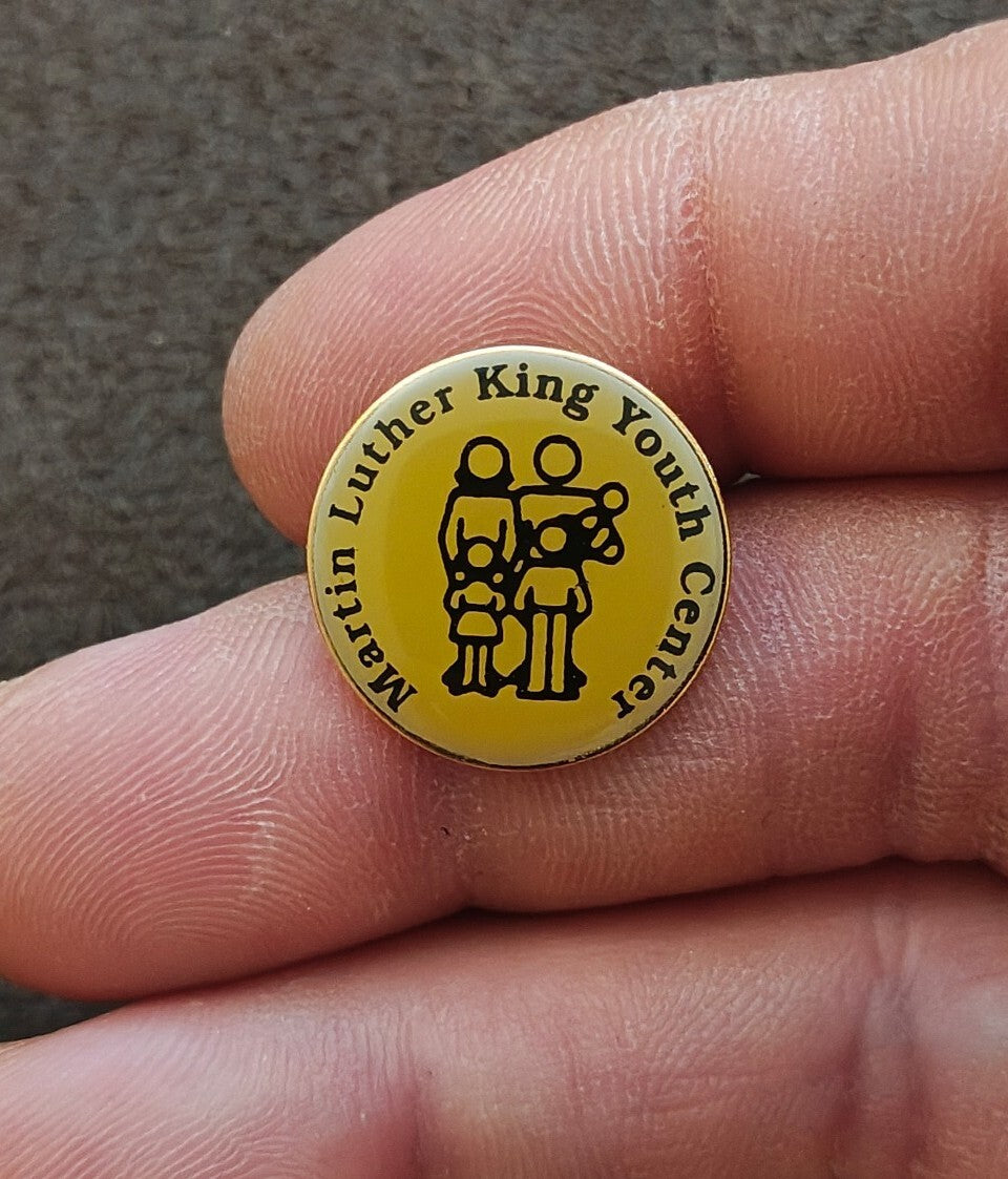 1980s Martin Luther King Youth Center Enamel Pin