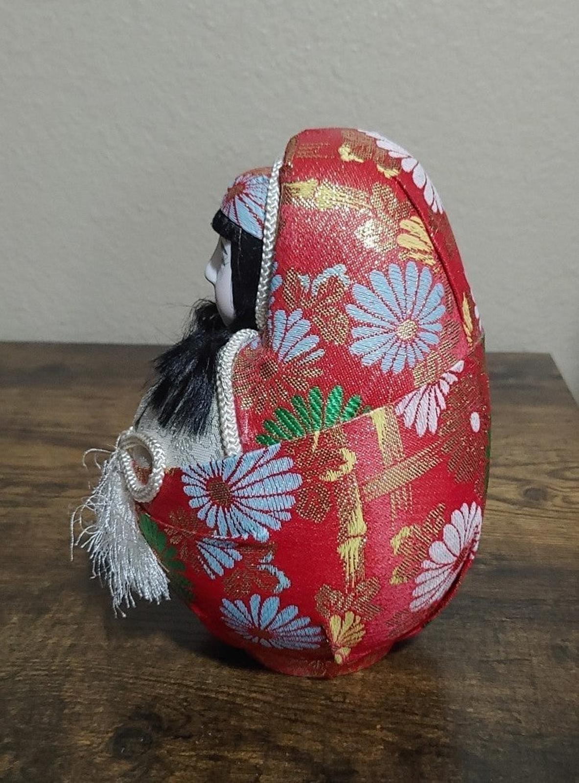 Beautiful Vintage Japanese Traditional Hime Daruma Doll