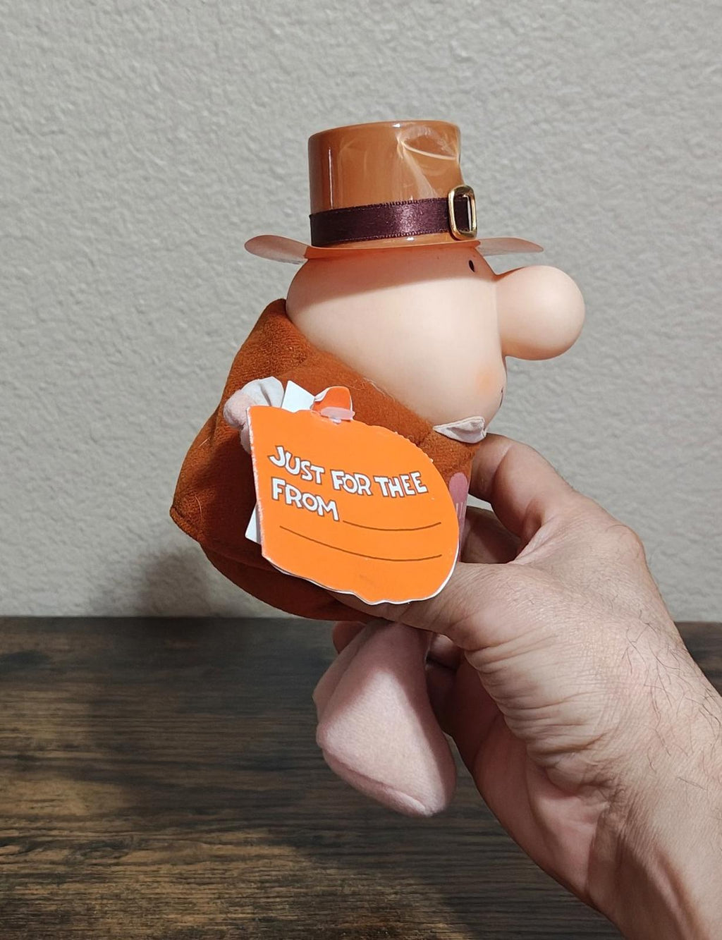 Adorable 1991  Vintage"I Love Thee" 7" Thanksgiving Ziggy Plush