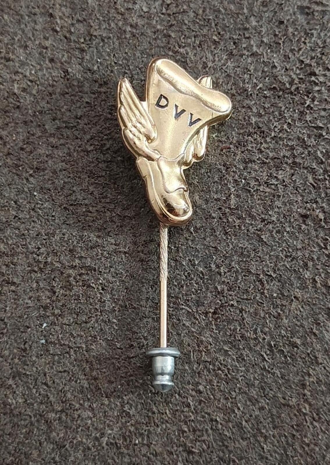 1980s German (DVV) Deutscher Volkssportverband Gold Tone Pin