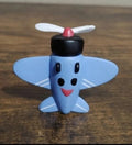 2002 Misfit Toy Blue Jet Airplane PVC Figure