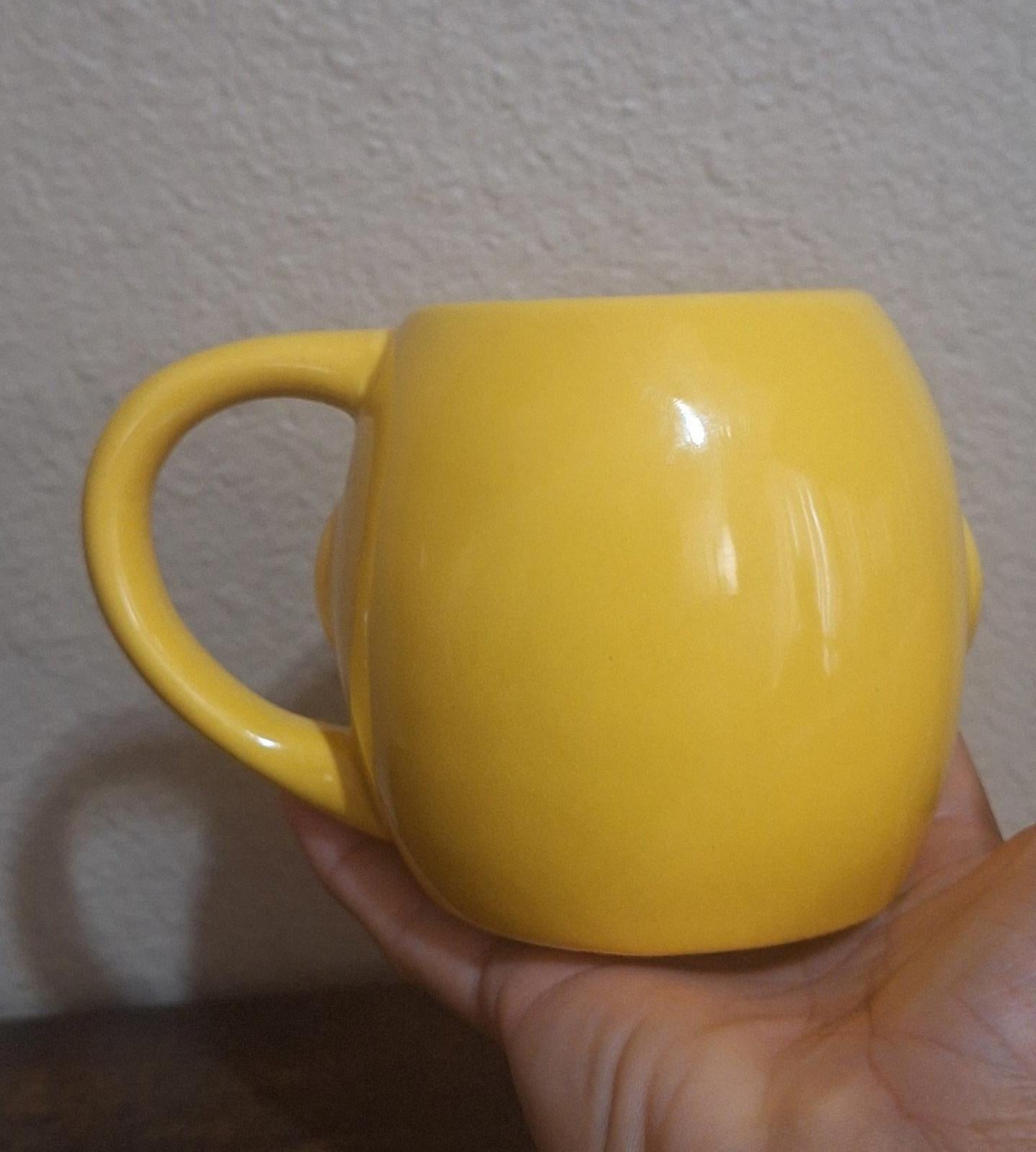 3D Embossed Yellow Chick Ceramic Mug