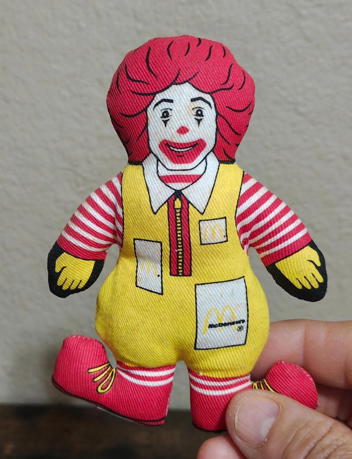 1984 McDonald's Ronald McDonald Happy Meal Plush Doll