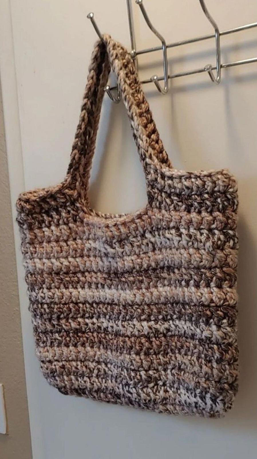 Beautiful Hand Knit Market Large Purse/Shoulder Bag/Tote bag