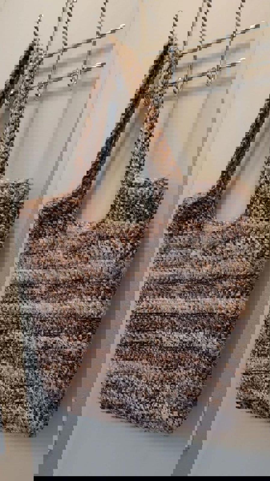 Beautiful Hand Knit Market Large Purse/Shoulder Bag/Tote bag