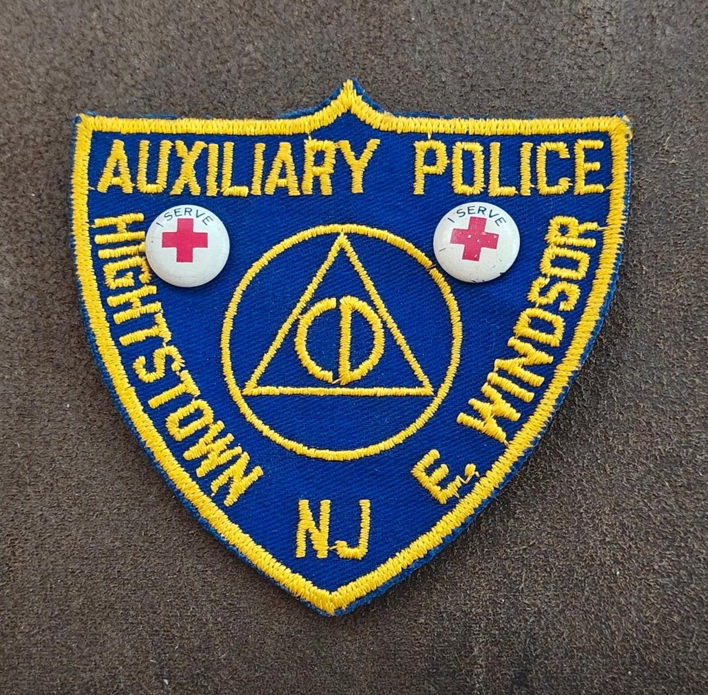 1950s/60s Civil Defense Auxiliary Police Highstown, & E. Windsor N.J Patch.